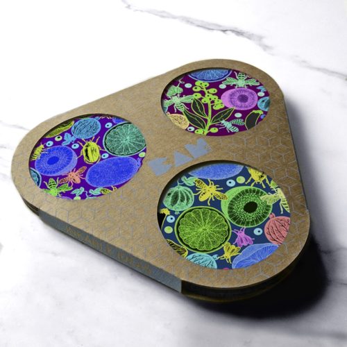 BAMink-Michaël Cailloux-Salade-de-fruit-II-coaster with packaging official