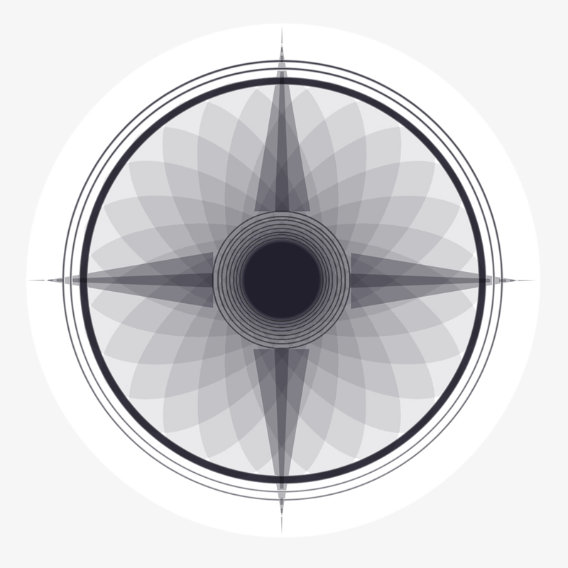 BAMink-Némo Welter-Geometric Center I-sous-verre-visuel 01 Visuel 01 de la collection Geometric Center I