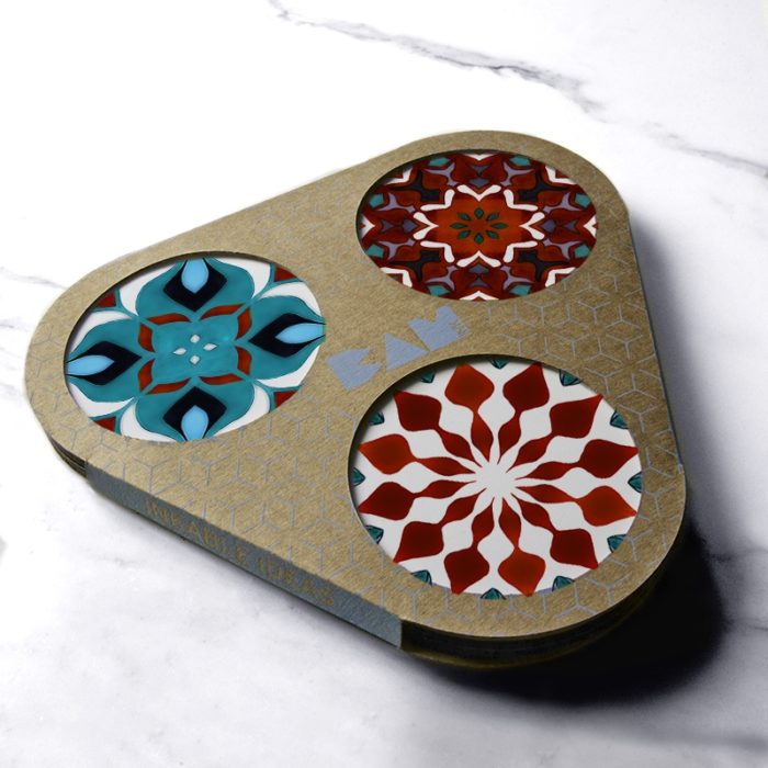 BAMink-Pauline Dubisy-Azulejos-coasters with packaging