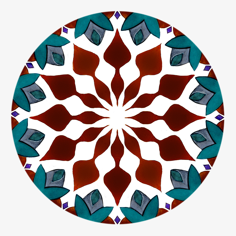 BAMink-Pauline Dubisy-Azulejos-sous-verre-visuel 01 Visuel 01 de la collection Azulejos