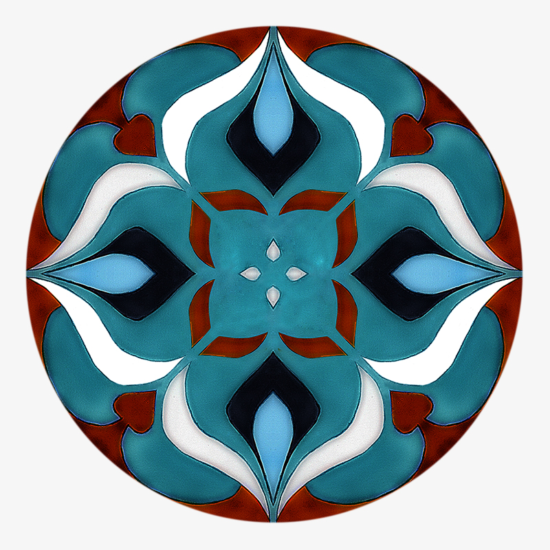 BAMink-Pauline Dubisy-Azulejos-sous-verre-visuel 02 Visuel 02 de la collection Azulejos