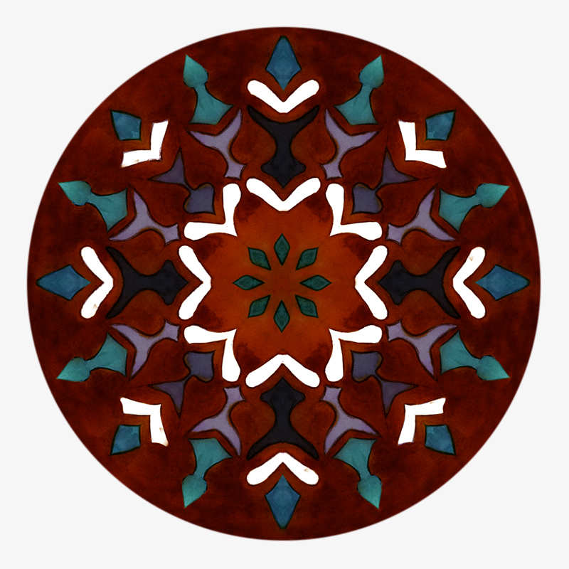 BAMink-Pauline Dubisy-Azulejos-sous-verre-visuel 03 Visuel 03 de la collection Azulejos