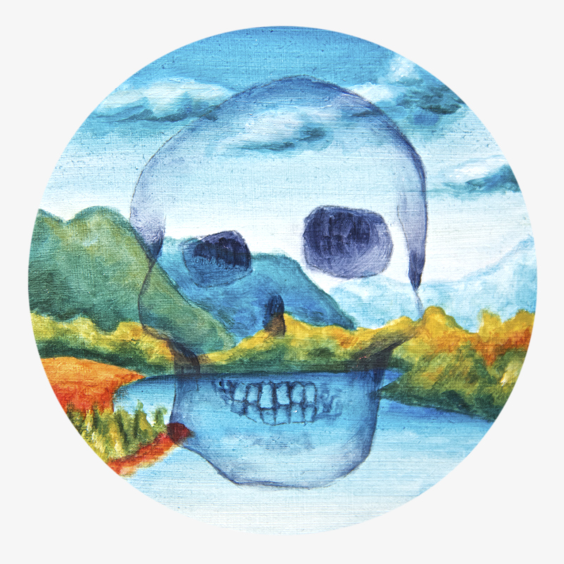 BAMink-Pauline Dubisy-Tempus Fugit-sous-verre-visuel 01 Visuel 01 de la collection Tempus Fugit