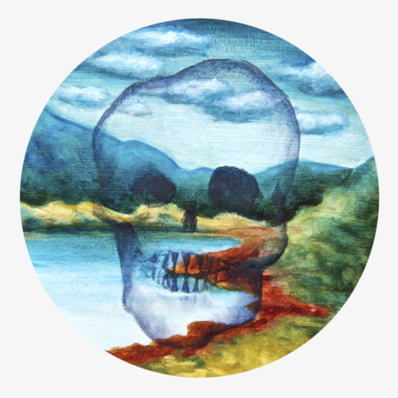 BAMink-Pauline Dubisy-Tempus Fugit-sous-verre-visuel 02 Visuel 02 de la collection Tempus Fugit