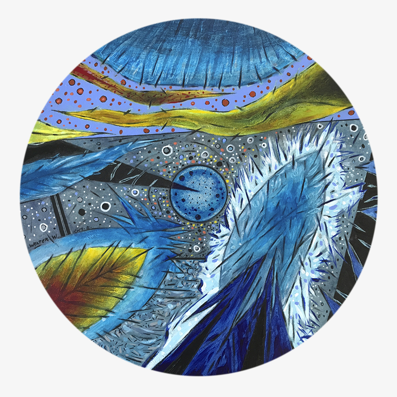 BAMink-Willy Welter-Centre-sous-verre-visuel 02 Visuel 02 de la collection Centre