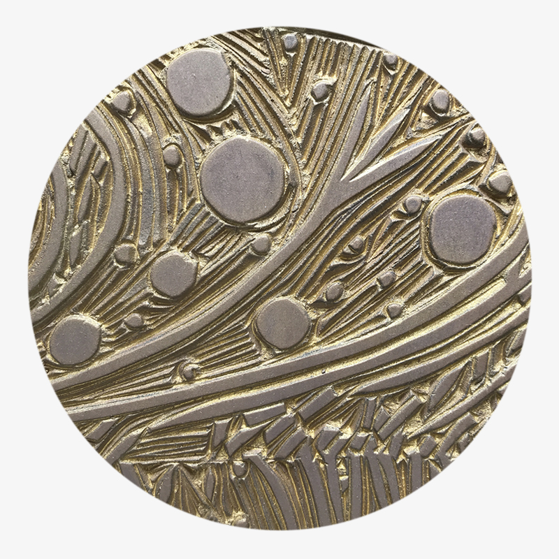 BAMink-Willy Welter-Maya-sous-verre-visuel 01 Visuel 01 de la collection Maya