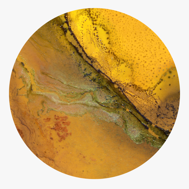 BAMink-Yannick Pirson-Heating Love (citrus)-sous-verre-visuel 02 Visuel 02 de la collection Heating Love (citrus)