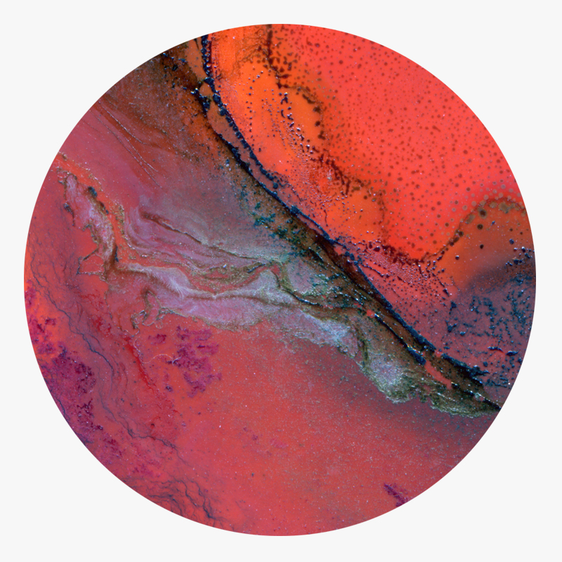 BAMink-Yannick Pirson-Naturel Cyan-sous-verre-visuel 01 Visuel 01 de la collection Naturel Cyan