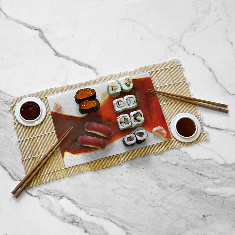 Tasting tray, Natural Red collection by Yannick Pirson