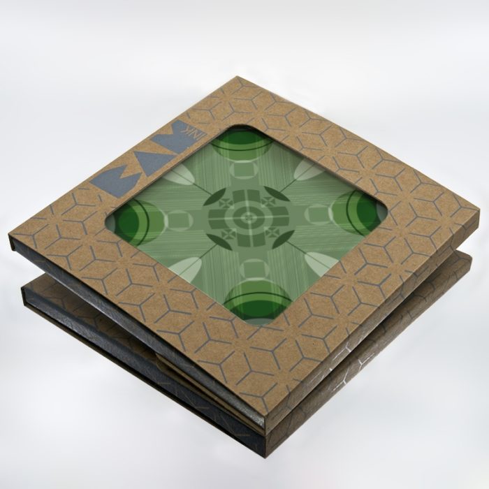 Official BAMink packaging with the Digital Circle trivet