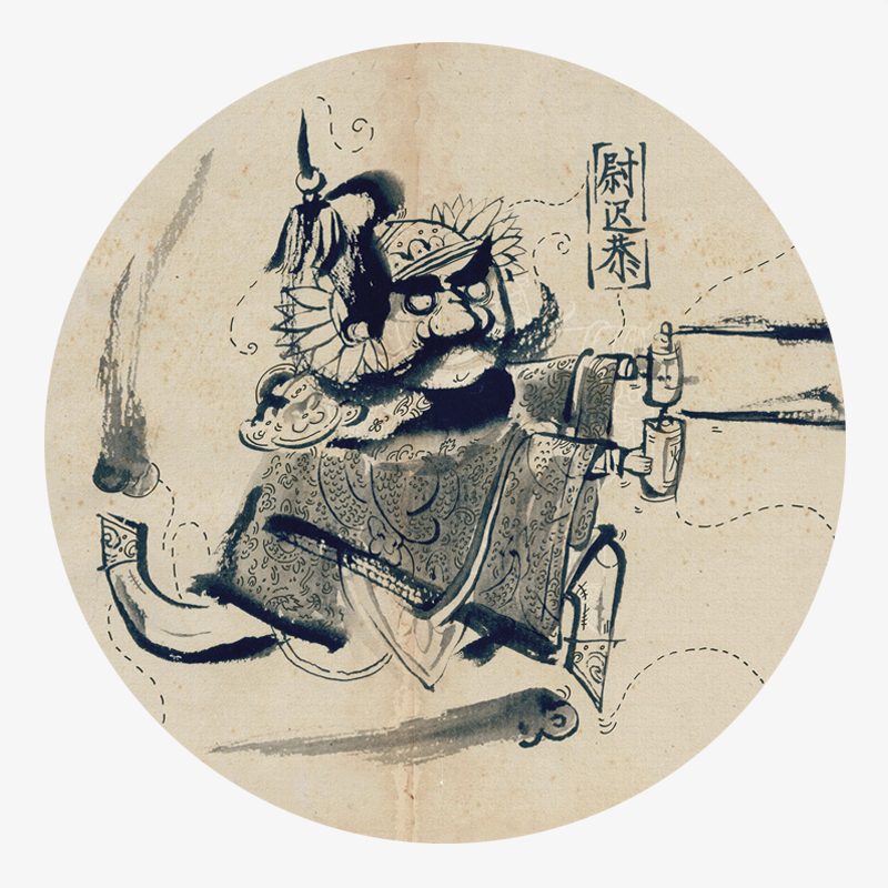 BAMink-sous-verre-visuel-01-Fan-Yuqin-Dieu-De-La-Porte-En-Chine-04 Visuel 01 de la collection Dieu de la porte en Chine 01