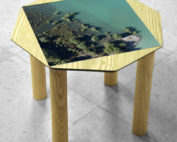 BAMink-table-basse-frêne-Oktō-sol en marbre-Matthieu Colin-Embrun